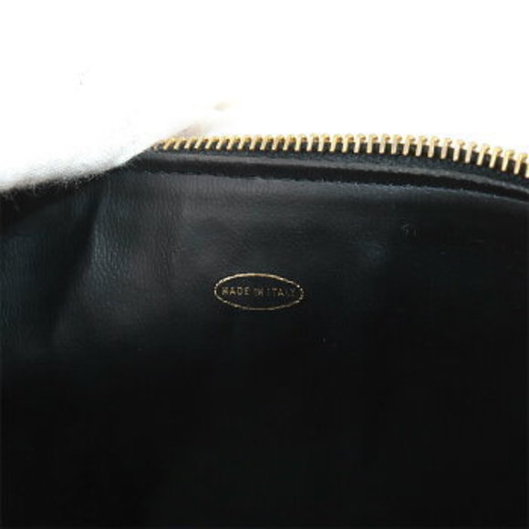 CHANEL Bicolore Vanity Handbag Leather Black - Picture 8 of 9